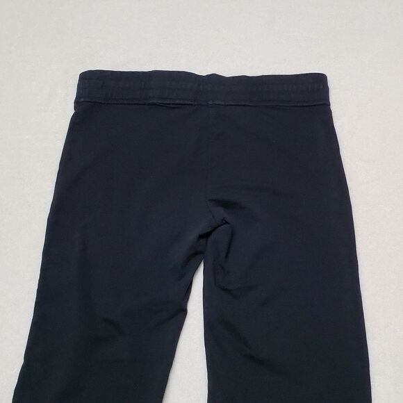 BCBGMAXAZRIA Vintage Retro Y2K  Black Bling Spell Out Cropped Sweatpants XL - Picture 10 of 12